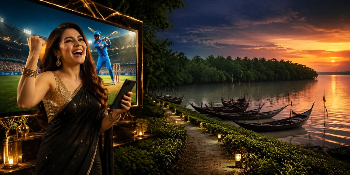 কক্সবাজারের চা বাগানে ক্রিকেট বেটিং উপভোগকারী দর্শক